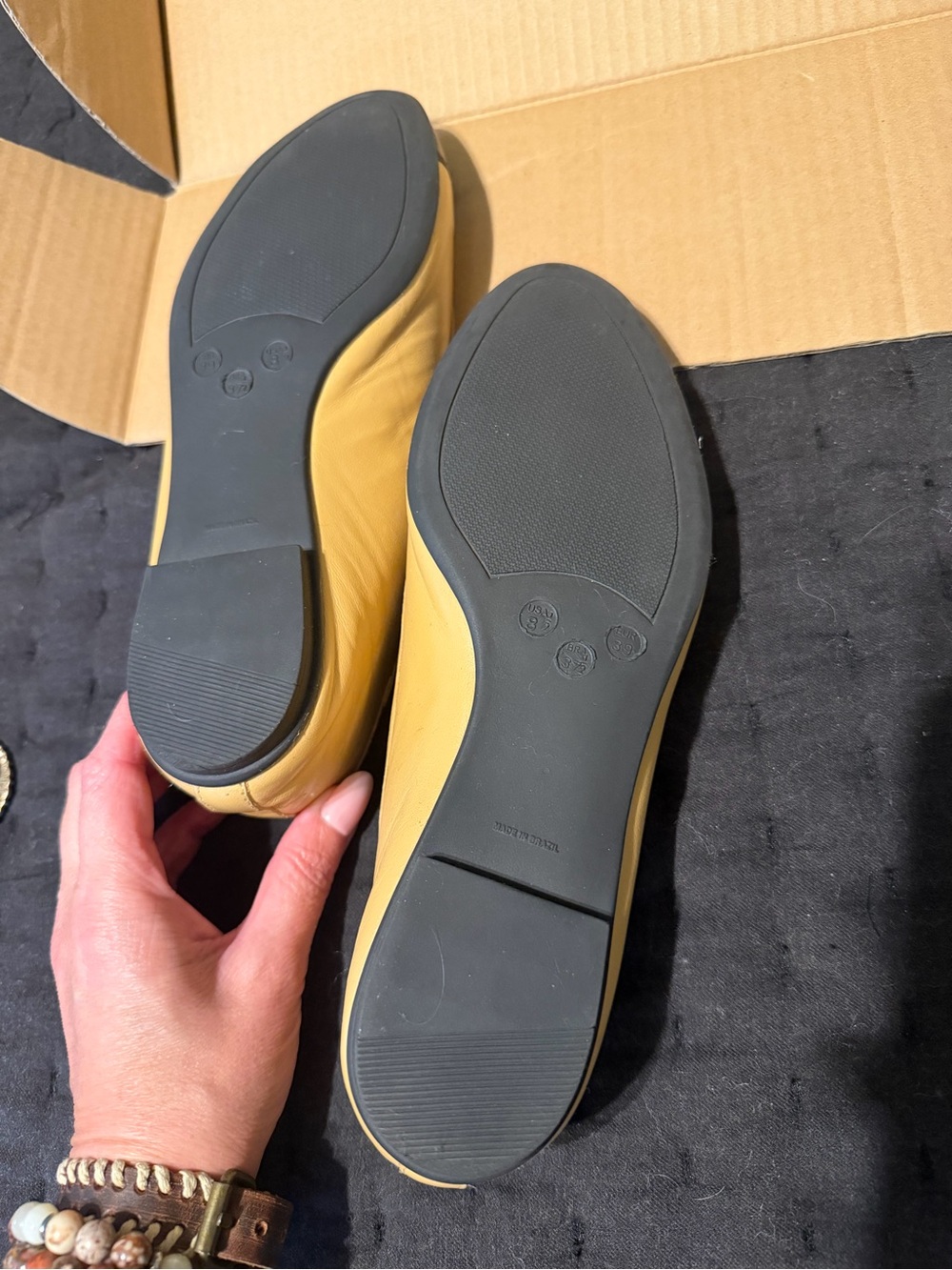 Tuckernuck Tan and Black Flats - Picture 6 of 7